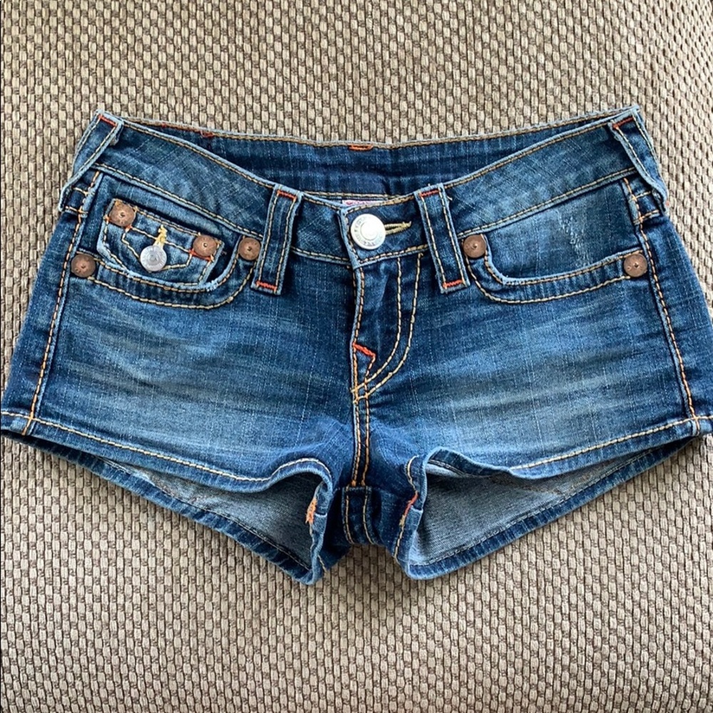 True Religion Rainbow Josie Shorts